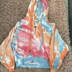 Tie dye PINK hoodie